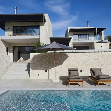 Luxury Stone Houses Corfu Pithos Exterior photo